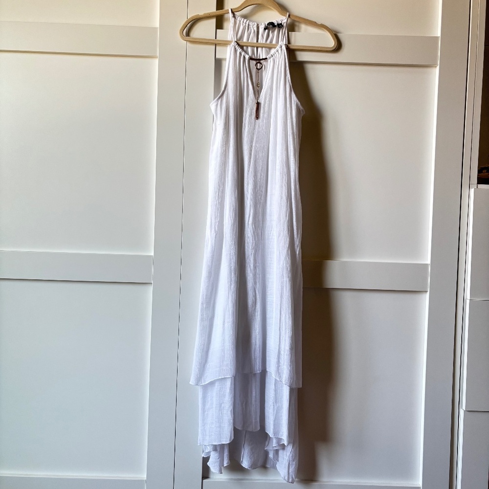 Flowly white high-low dress from Mlle Gabrielle